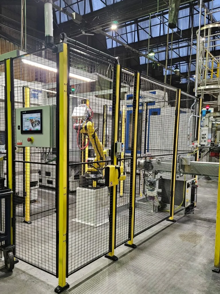 Cellule robotisée complète conçue et intégrée par C.A.I.