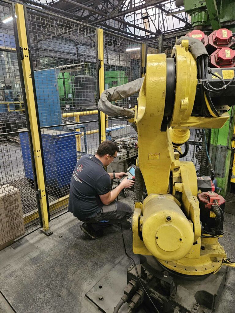 Robot Fanuc modification pièce 