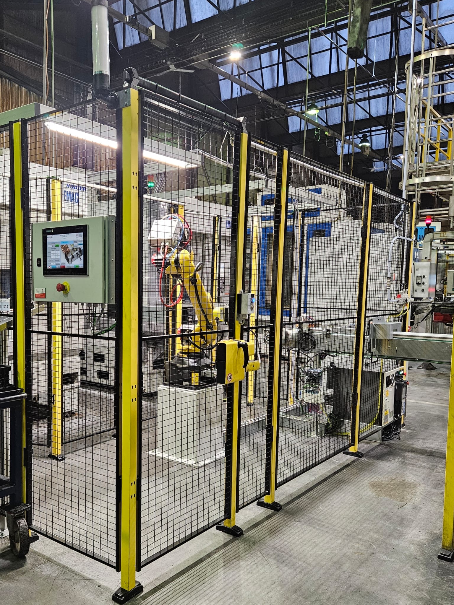 Cellule robotisée usinage